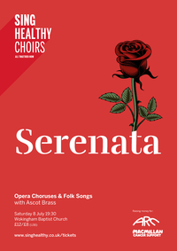Serenata Concert Poster for 8th July 2023 event